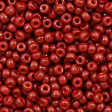 Miyuki rocailles Perlen 8/0 - Duracoat opaque jujube 8-4469